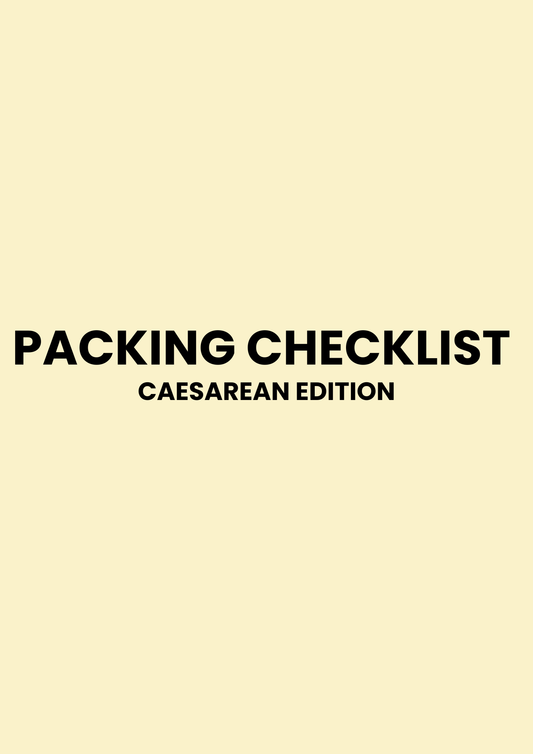Caesarean Packing Checklist