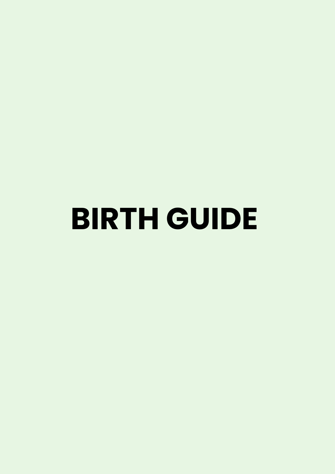 Birth Guide